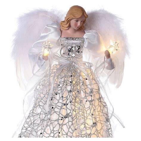 led tree topper angel|angel christmas tree toppers lighted.